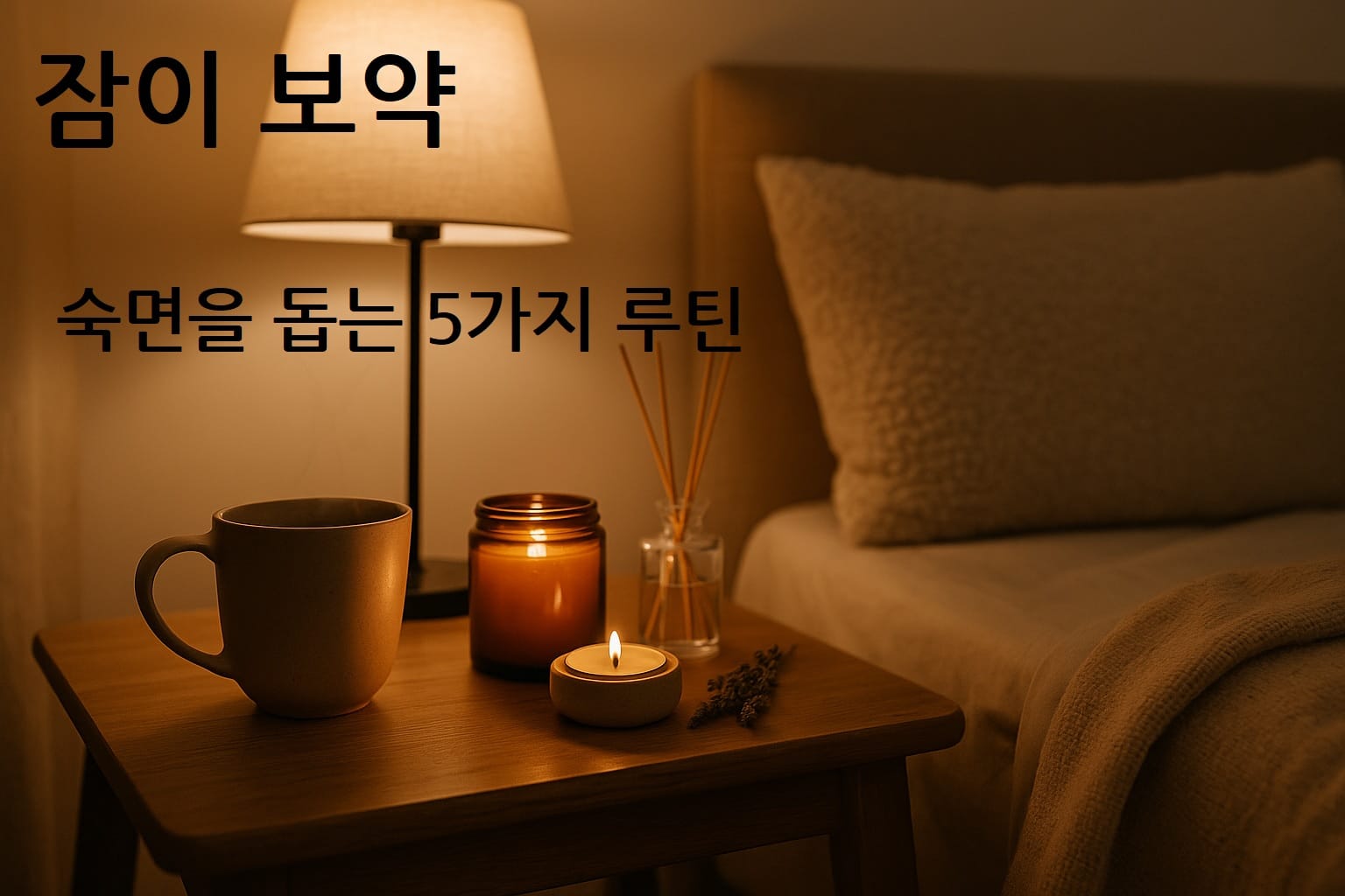 🌙 잠이 보약 — 숙면을 돕는 5가지 루틴