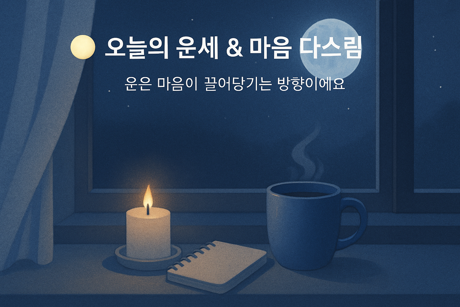 🌕 오늘의 운세 & 마음 다스림